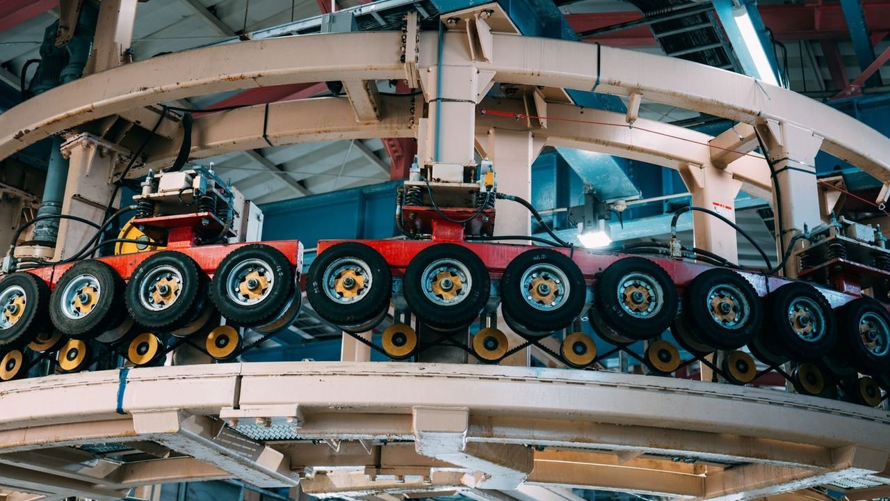 Defence manufacturing shop floor